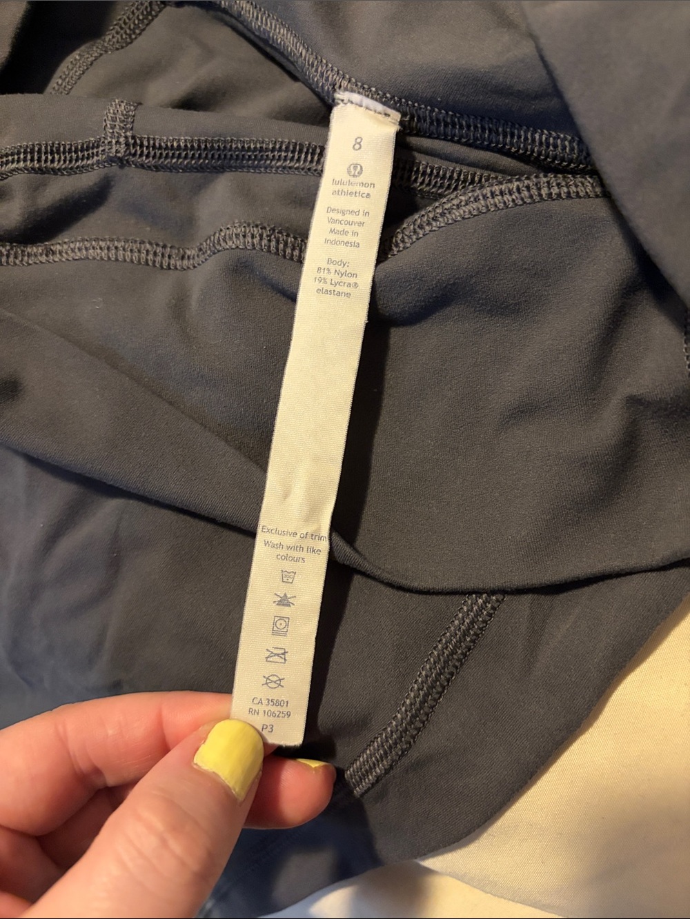 lululemon athletica Gray Cropped Leggings - Picture 4 of 7